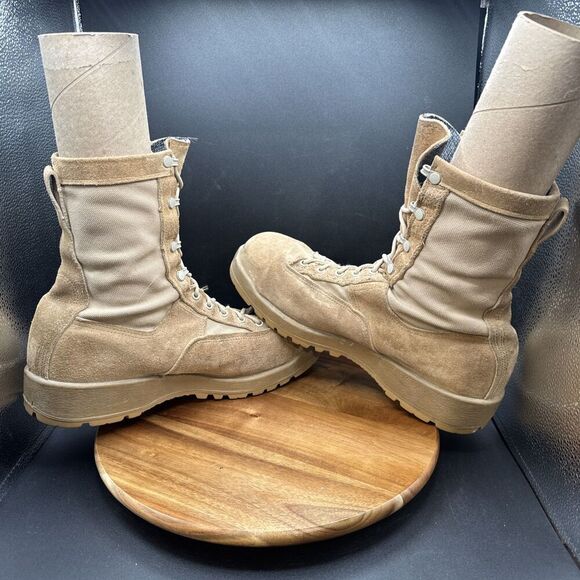 Belleville 790 ST Mens Size 12 R Tactical Boots Gore Tex Steel Toe Tan Military main image 7